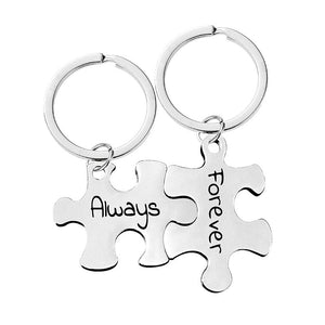 Gift For your lover-Couple Puzzle Key Chain