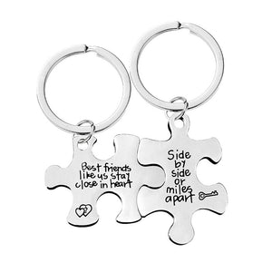 Gift For your lover-Couple Puzzle Key Chain