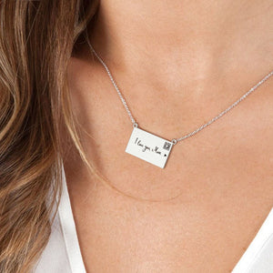 Custom Precious Memory Photo Stamp Necklace