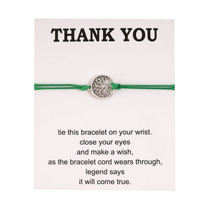 THANK YOU Tree of Life Bracelet Thanksgiving Day