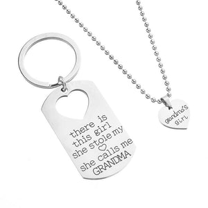 Key Chain - there is this girl she stole my love she calls me GRANDMA