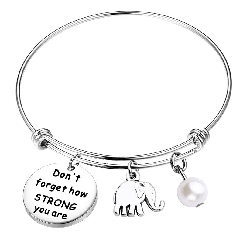 Don't forget adjustable Elephant Bracelet