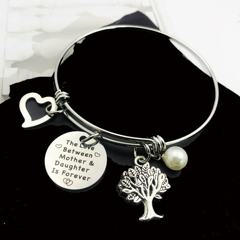 The love between mother daughter Bracelet