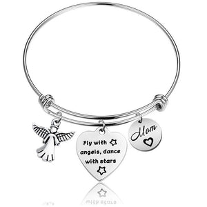 Fly with angels mom Bracelet