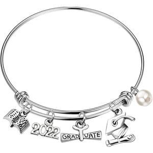 To my Wonderful Daughter-Personalized Name 2022 Graduation Gift Bracelet