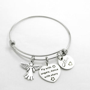 Fly with angels mom Bracelet