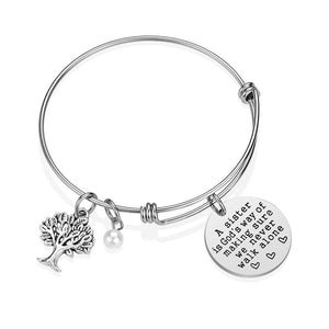 A sister is a god's way tree of life Bracelet