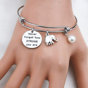 Don't forget adjustable Elephant Bracelet