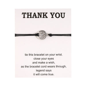 THANK YOU Tree of Life Bracelet Thanksgiving Day