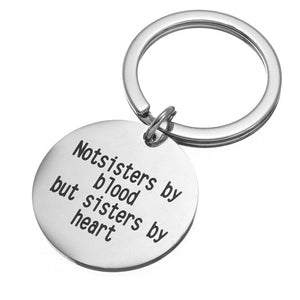 Key Chain - Not by blood but sisters