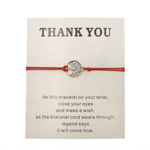 THANK YOU Tree of Life Bracelet Thanksgiving Day