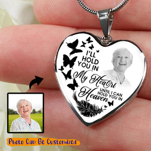 Custom Memorial My Heart Necklace