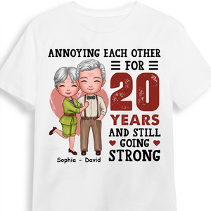 Personalized Couple Annoying Each Other T-Shirt