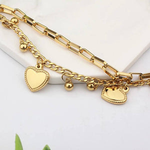 Personalized Name Heart Couple/Friend/Family Bracelet