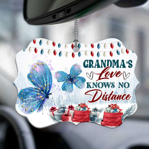 Grandmas Love Knows No Distance Personalized Ornament