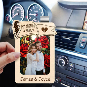 Custom Photo You & Me We Got This - Personalized Custom Shaped Car Visor Clip