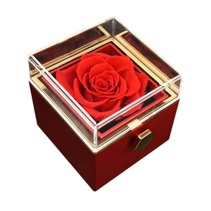 Personalized Engraved Necklace & Eternal Rose Box