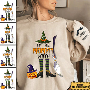 I'm the Mimi Witch Halloween Grandma Personalized Sweatshirt