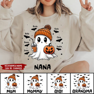 Fall Season Halloween Grandma Boo - Personalized Sweatshirt