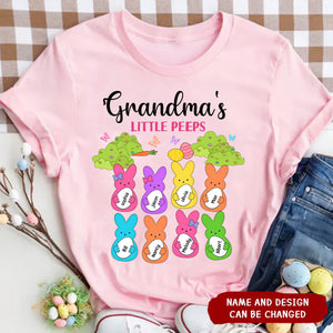 Personalized Grandma's Little Bunny Pure cotton T-shirt