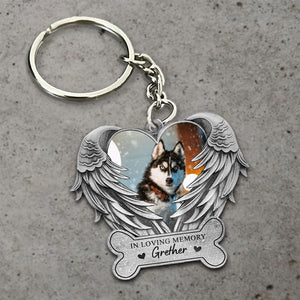 You Are Always In My Heart Personalized Dog Keychain