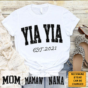 Personalized Mimi Est Pure cotton T-shirt