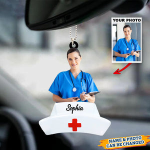 Personalized Nurse Life Upload Photo Ornament