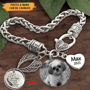 Personalized Memorial Forever In My Heart Bracelet