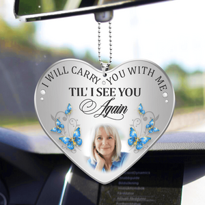 Personalized I Carry You With Me Ornament