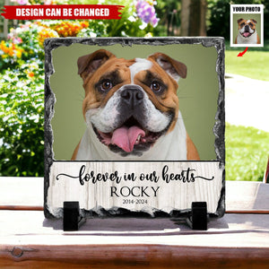 Personazlied Photo Rock Slate, Pet Loss Gift, Cat Memorial Gift, Pet Sympathy Gift