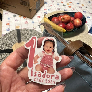 Personalized Baby Kid Birthday Party Favors Magnet