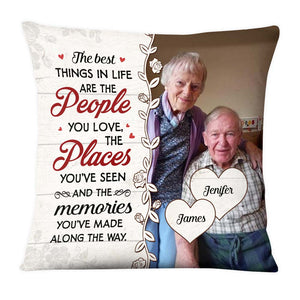 Personalized Gift For Couple The Thing In Life Pillow