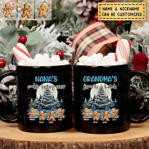 Grandma's Favorite Cookie-tasting crew Family Personalized Mug Christmas Gift For Grandma