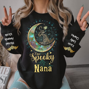 One Spooky Nana - Personalized Halloween Grandma Sweatshirt