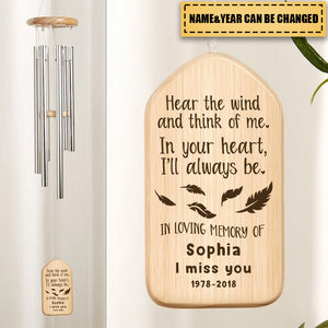 In The Loving Memory Of Family Wind Chimes Personalized Gifts