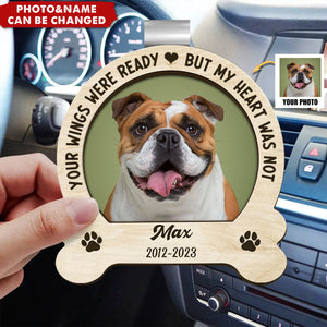 Custom Photo Memorial You Would Have Lived Forever - Personalized Shaped Car Visor Clip