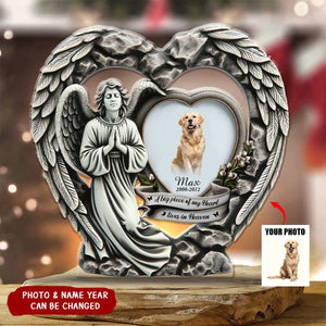 Personalized Angel Wings Memorial Acrylic Plaque