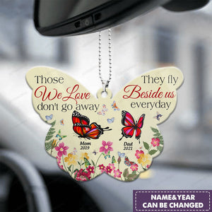 Memorial Gift - Personalized Custom Butterfly Ornament