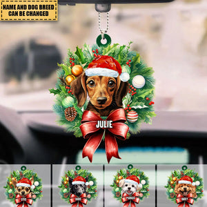 Personalized Christmas Gift For Dog Lovers Acrylic Ornament