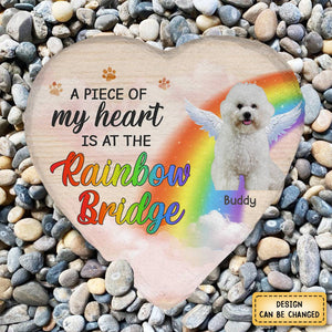 Custom Photo You Were My Favourite Hello And My Hardest Goodbye - Personalized Custom Heart Shaped Memorial Stone