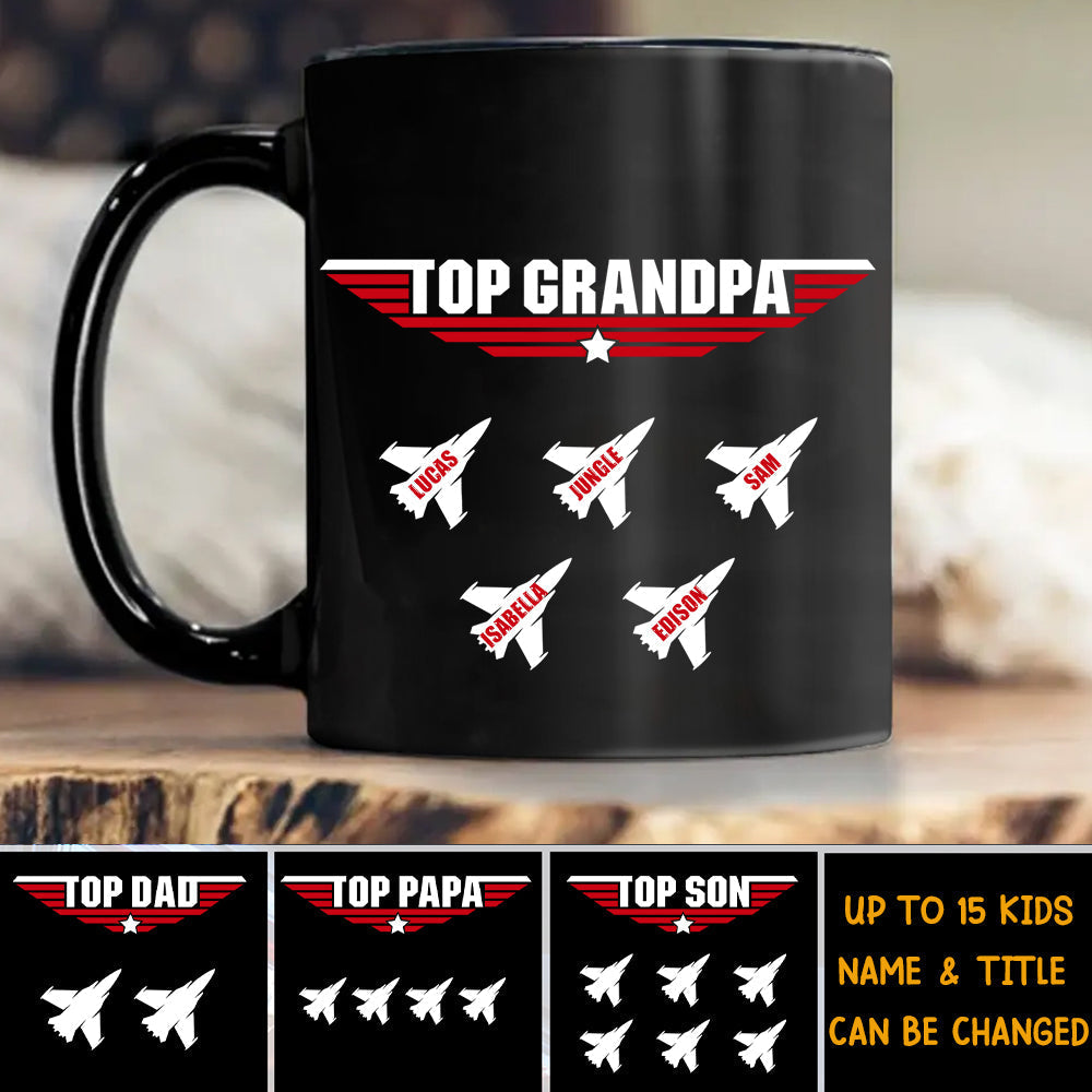 Personalized Gift Top Grandpa Mug