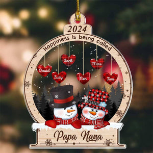 Sparkling Christmas Together We Make A Family Personalized Ornament