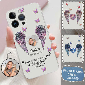 Custom Personalized Memorial Phone Case - Memorial Gift Idea For Family Member