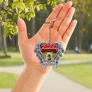 Always On Our Minds, Forever In Our Hearts Personalized Keychain