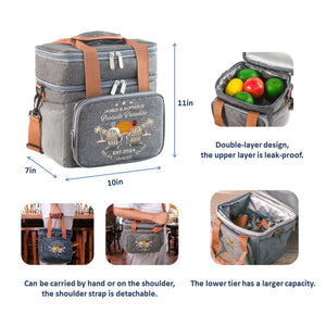 Personalized Cooler Bag Outdoor Picnic Gift For Couple