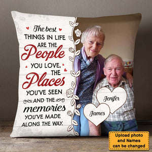 Personalized Gift For Couple The Thing In Life Pillow