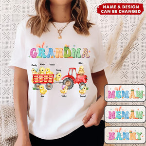 Personalized Gift for Grandma Pure cotton T-shirt