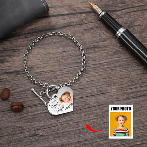 Personalized Engraved Heart Bracelet To me you are perfect - For Mom/Grandma