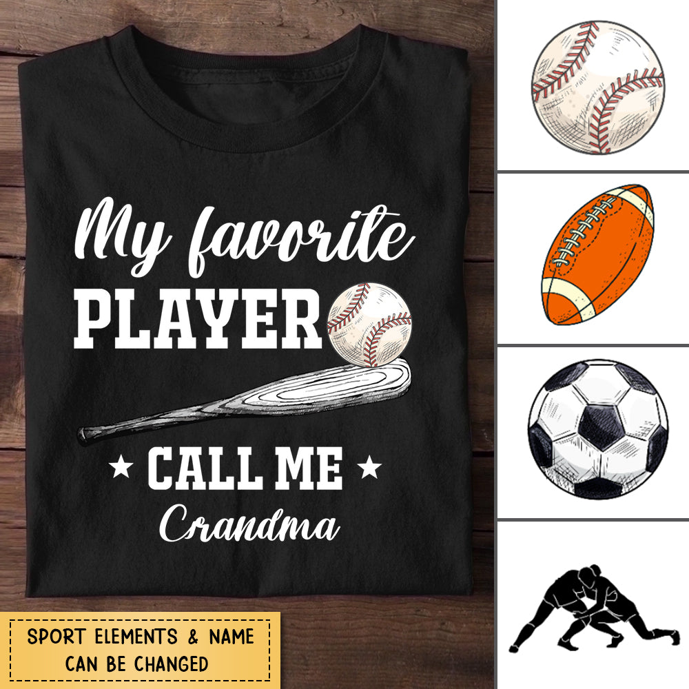 My Favorite Player Personalized Unisex T-shirt