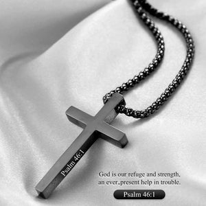 Personalized Cross Necklace Faith